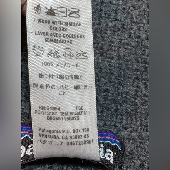 Patagonia Worn Wear Merino Sweater Coat - Picture 6 of 6